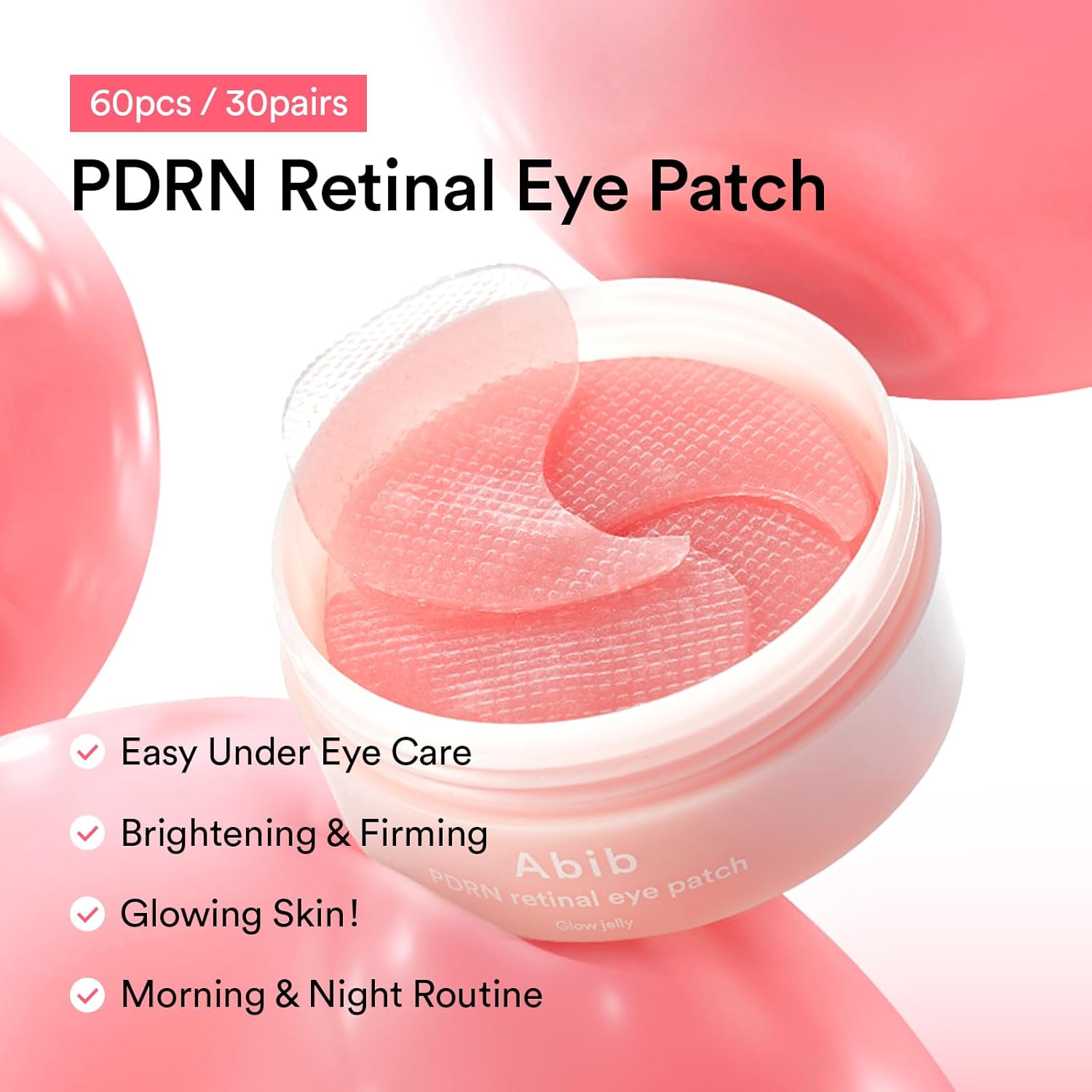 Abib - PDRN Retinal Eye Patch Glow Jelly [60 patches]
