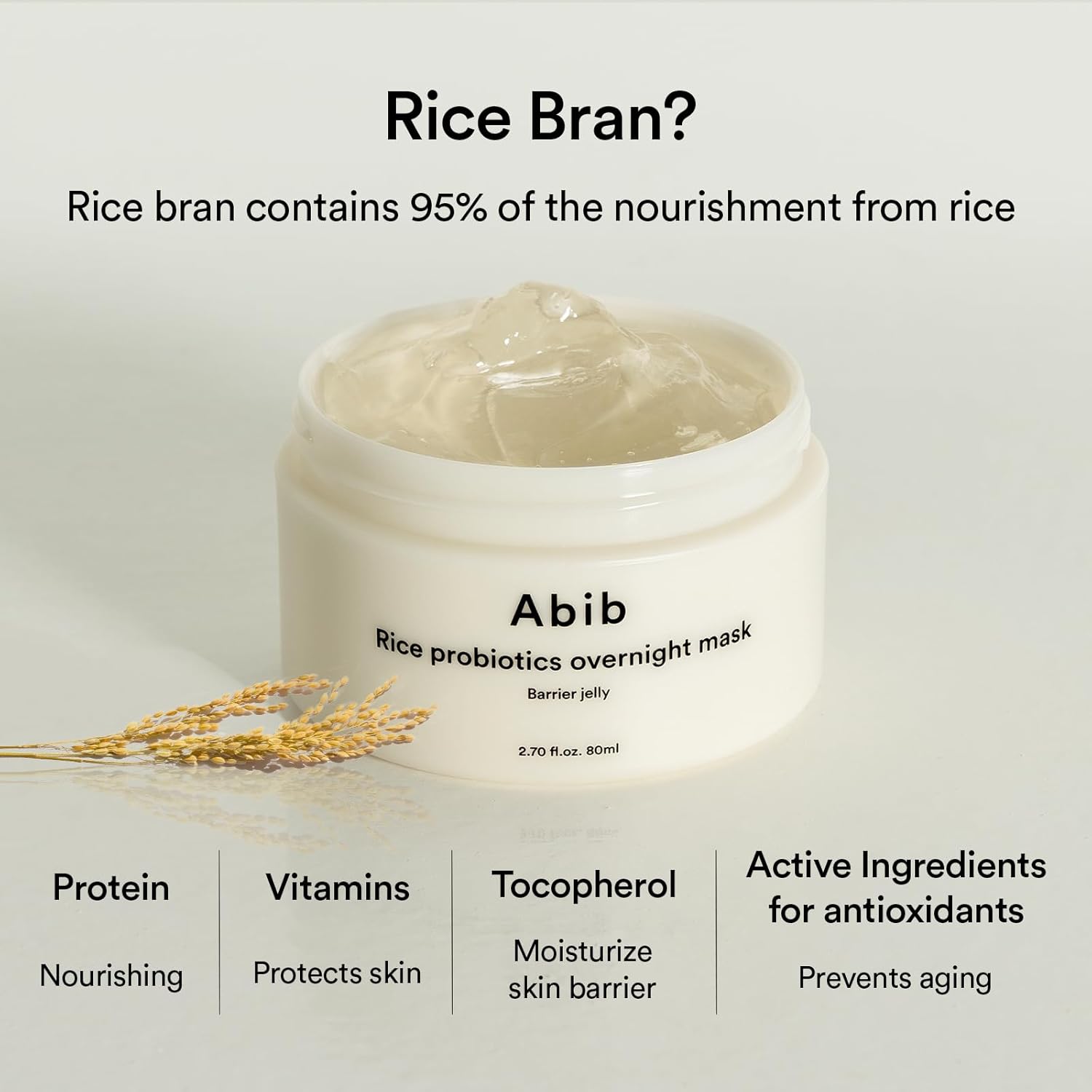 Abib - Rice Probiotics Overnight Mask Barrier Jelly