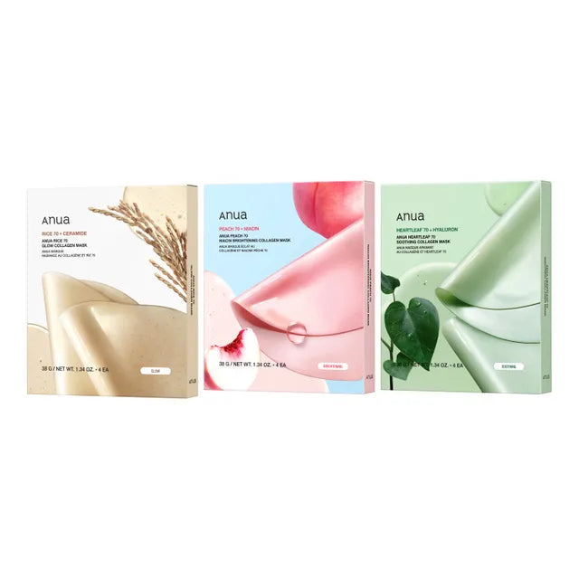 Anua - Collagen Mask Set - 3 Types