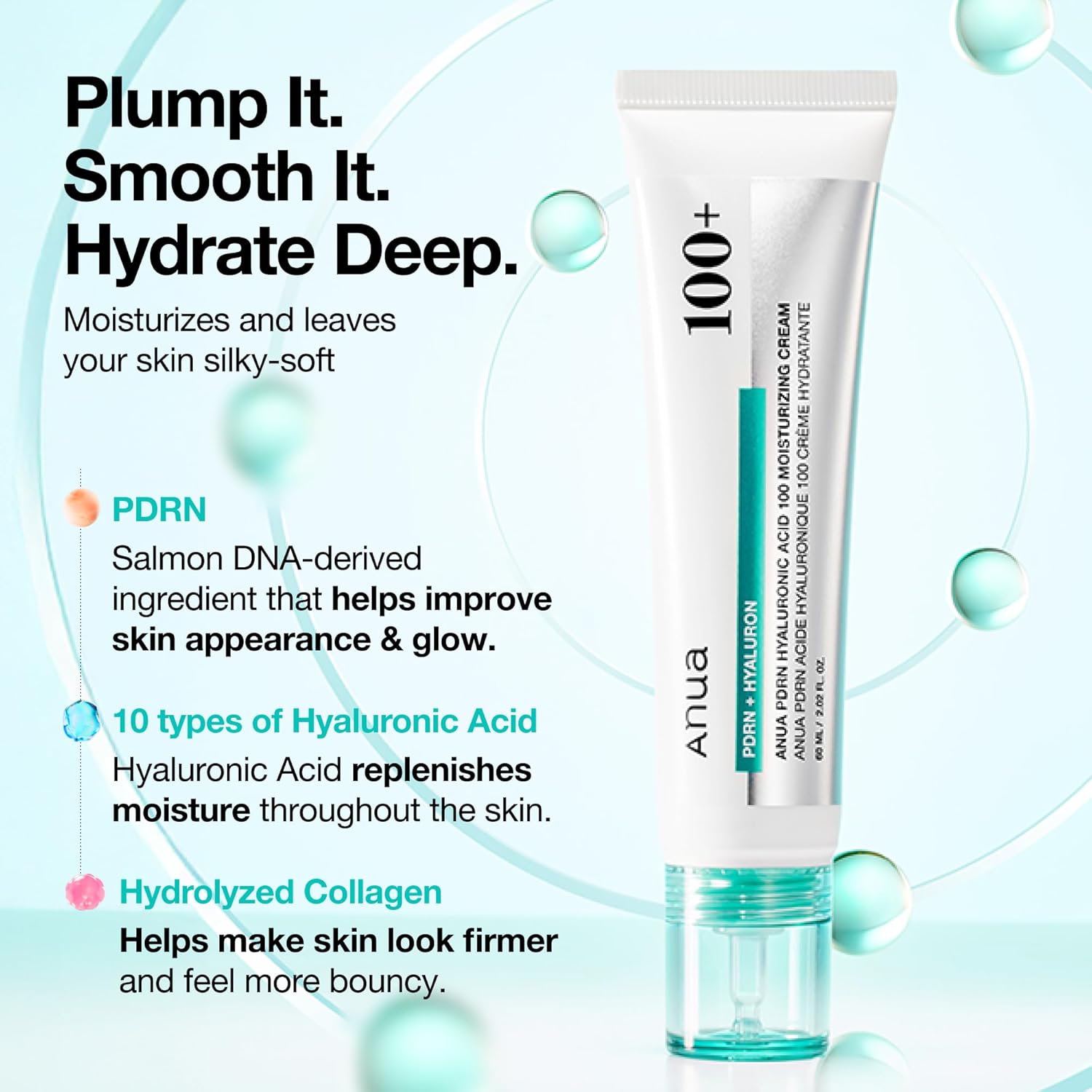 Anua - PDRN Hyaluronsäure 100 Feuchtigkeitscreme