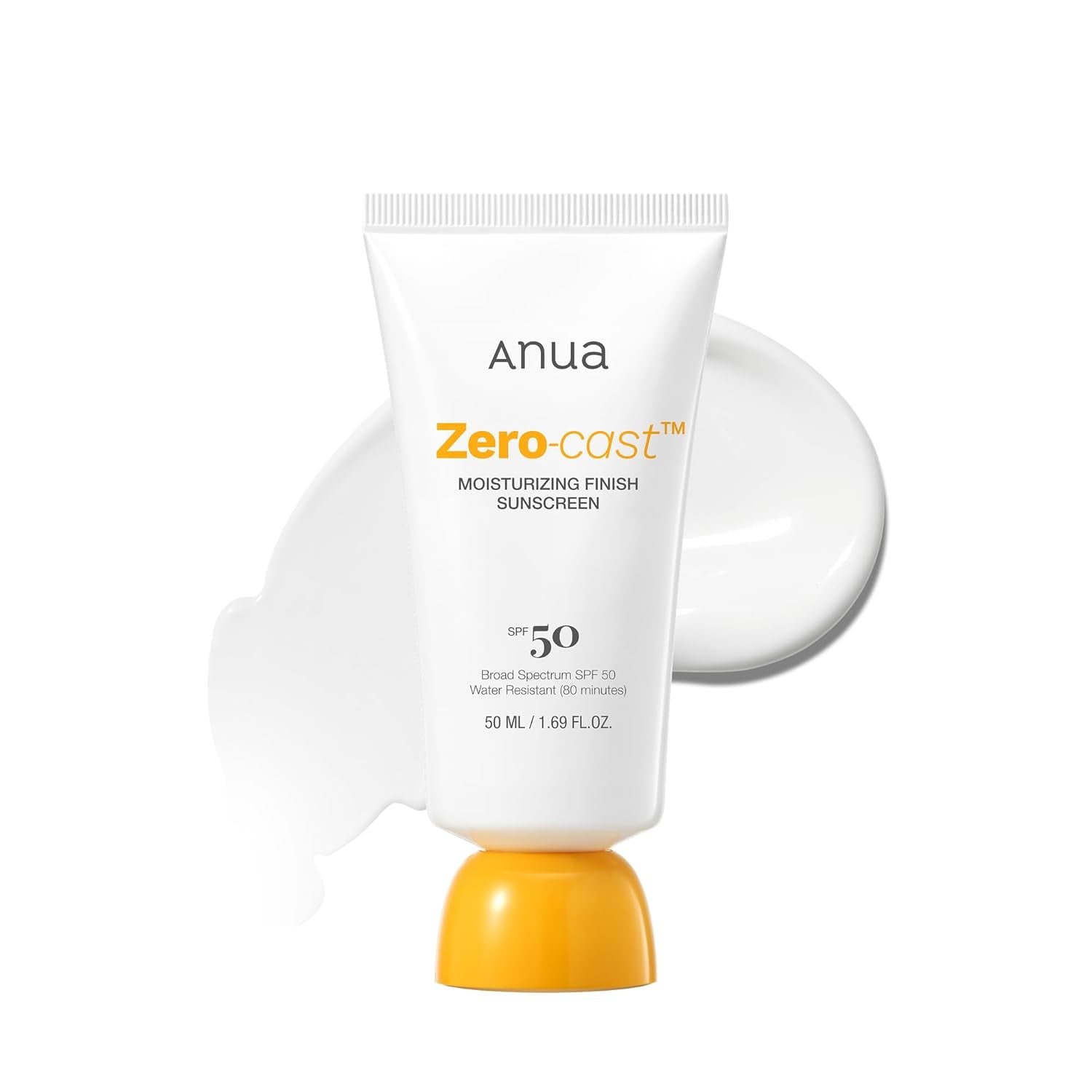 Anua - Zero-Cast Moisturizing Finish Sunscreen