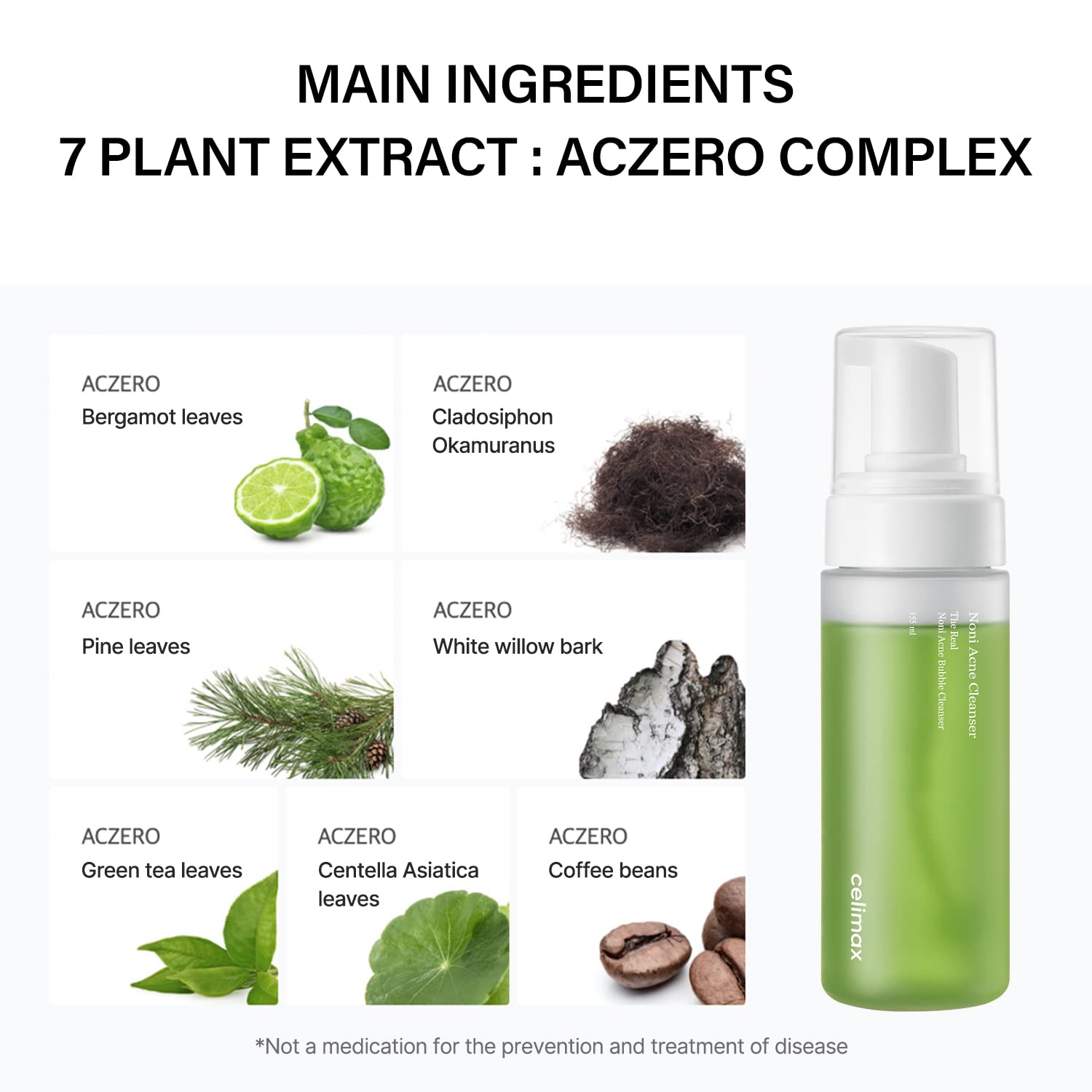 celimax - The Real Noni Acne Bubble Cleanser