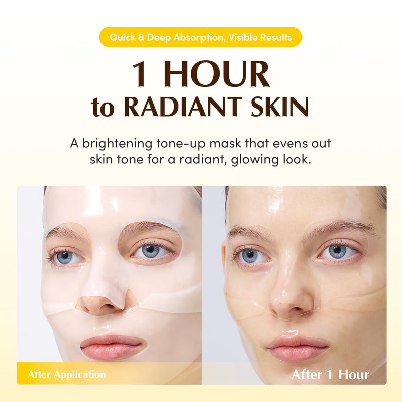 EQQUALBERRY - Collagen Glow up Hydrogel Mask Set