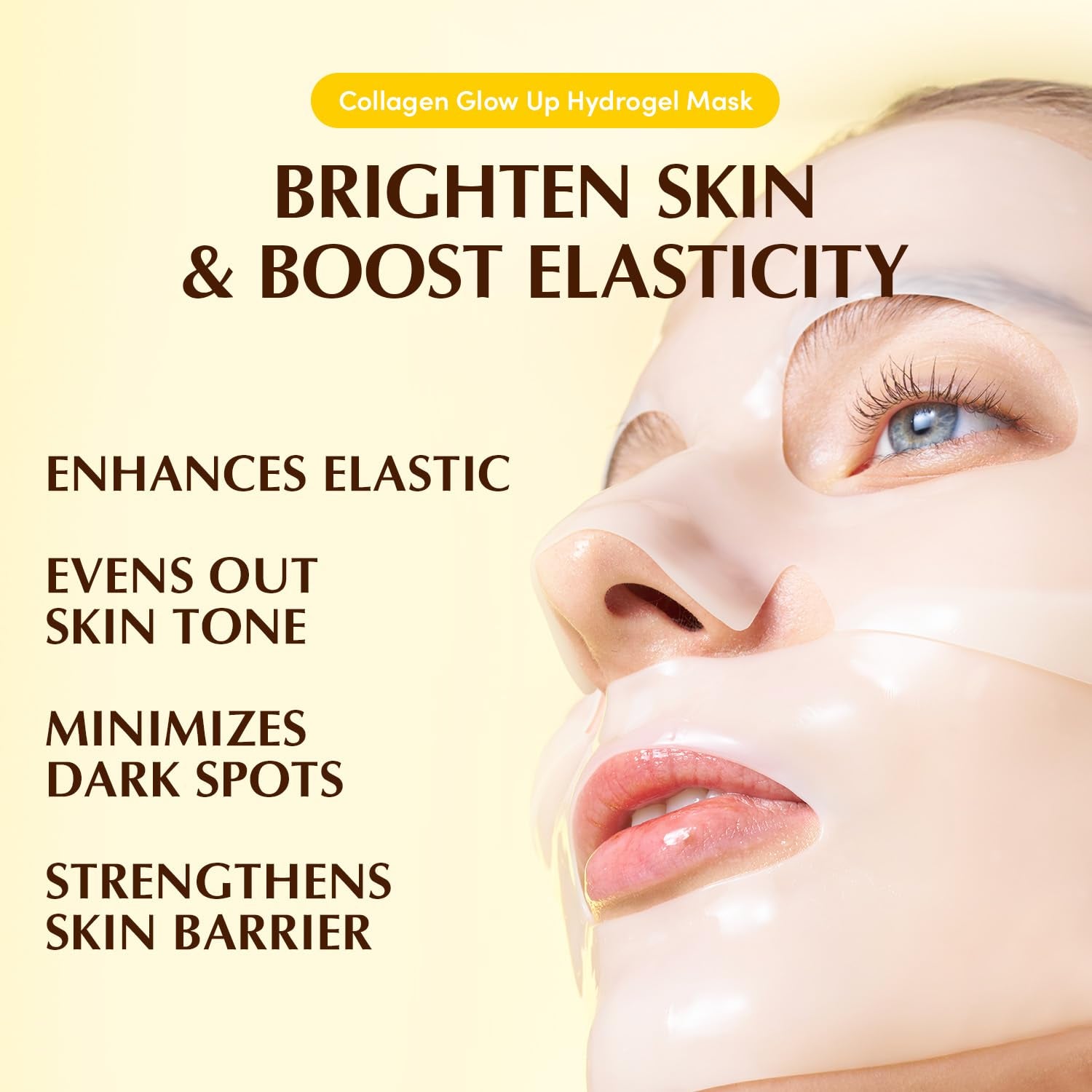 EQQUALBERRY - Collagen Glow up Hydrogel Mask Set