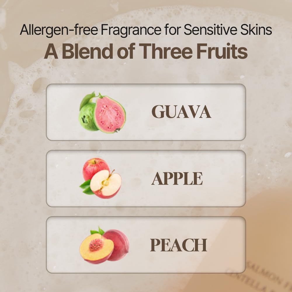 HEVEBLUE - Salmon Fruity Centella Body Wash