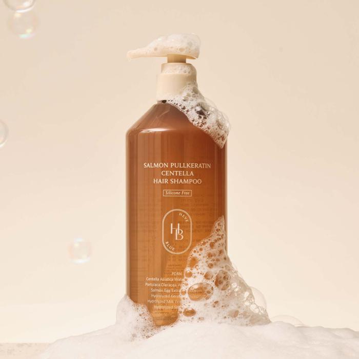 HEVEBLUE – Lachs Pullkeratin Centella Haarshampoo