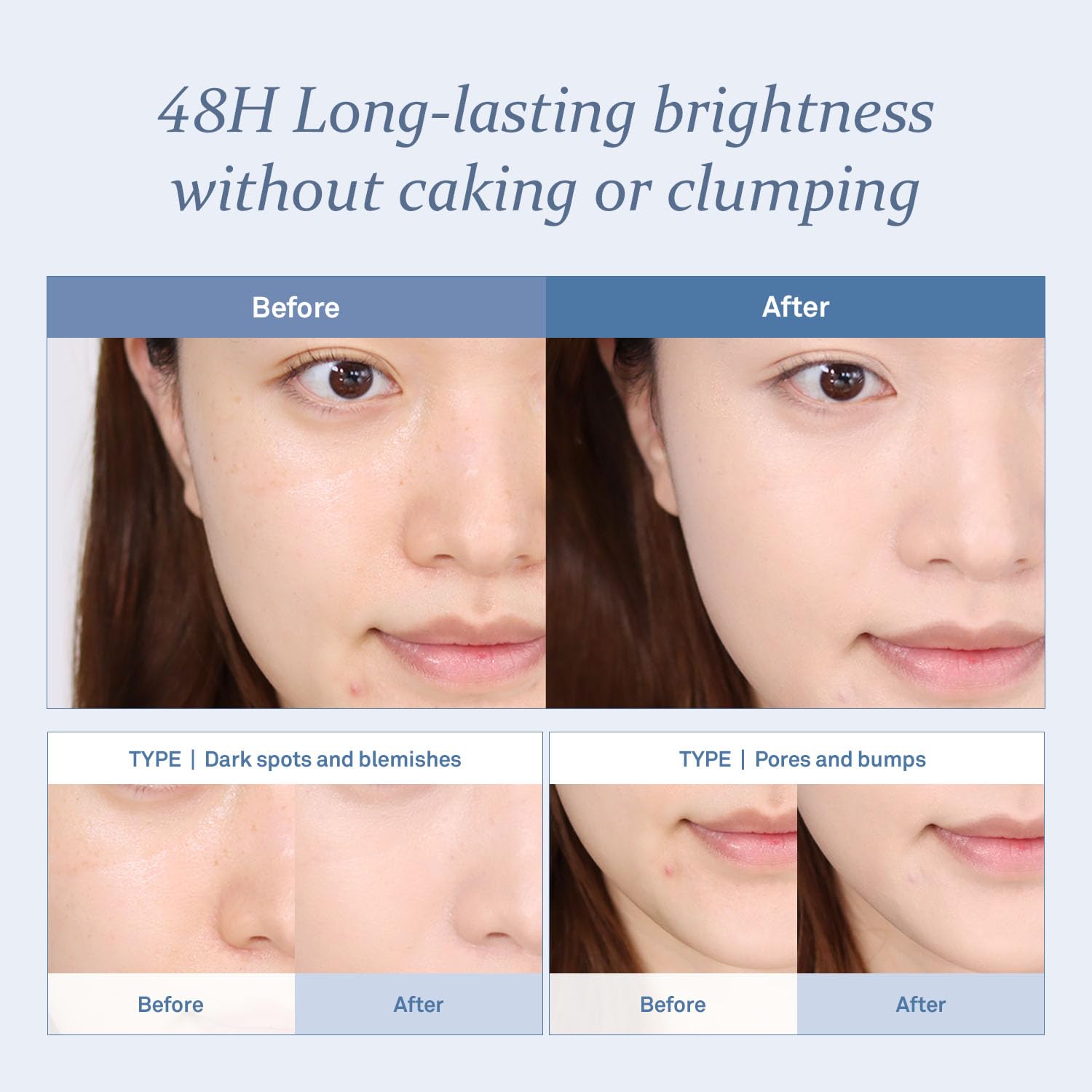 hince - Second Skin Mesh Matte Cushion - 3 Colors