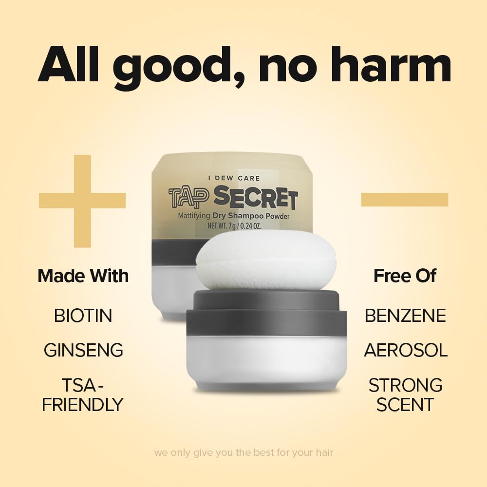 I DEW CARE - Tap Secret Mattifying Dry Shampoo Powder