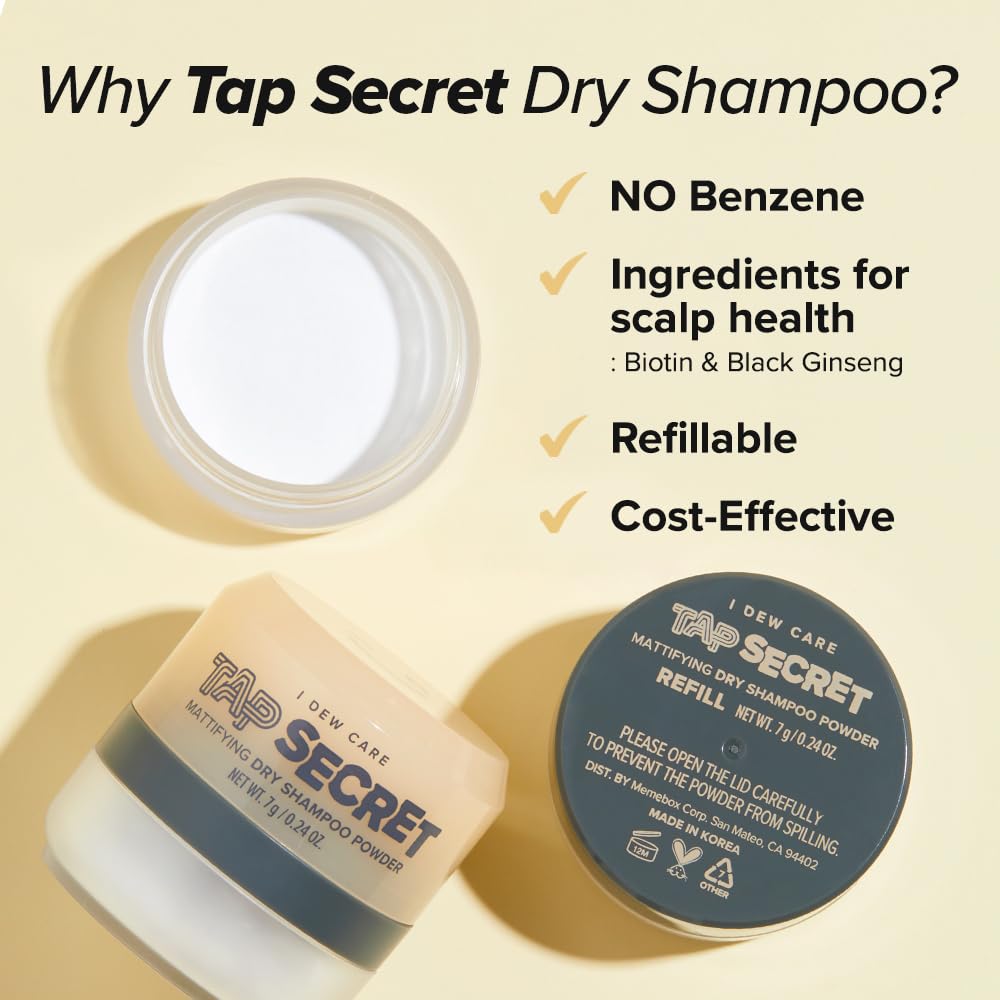 I DEW CARE - Tap Secret Mattifying Dry Shampoo Powder