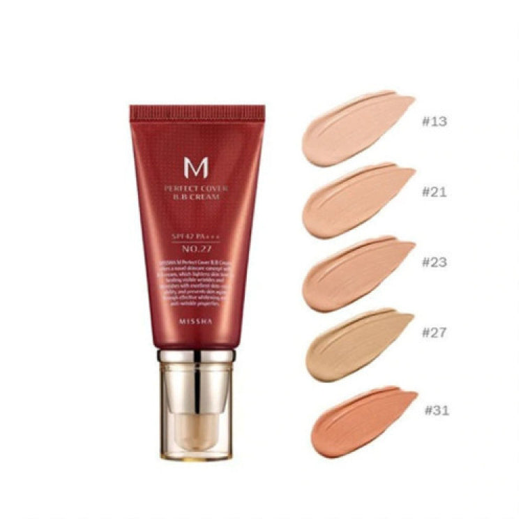 MISSHA - M Perfect Cover BB Cream SPF42 PA+++ - 5 Colors