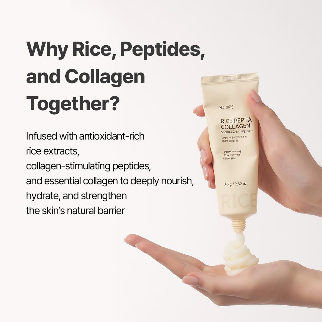 NACIFIC - Reinigungsbalsam mit Reis-Pepta-Kollagen-Sorbet
