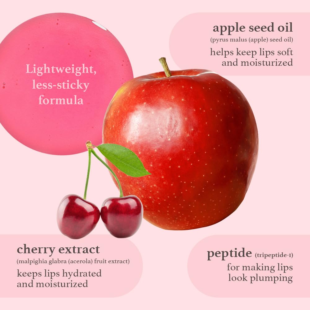 Nooni - Apfel-Lippenöl - 3 Farben