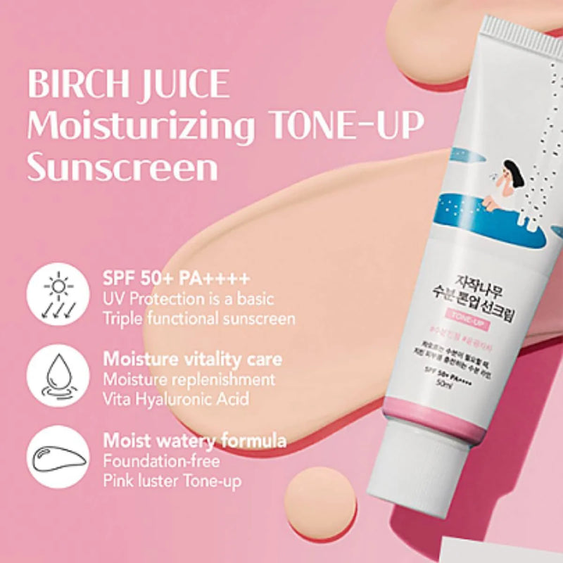 ROUND LAB - Birch Juice Moisturizing Tone Up Sunscreen
