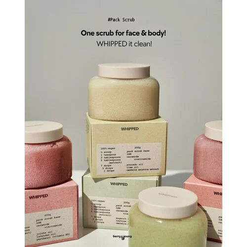 WHIPPED - Vegan Pack Scrub - 2 Types