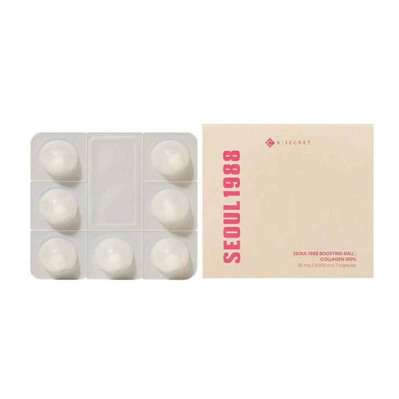 KSECRET - SEOUL 1988 Boosting Ball : Collagen 100% [0.0012oz x 7 capsules]