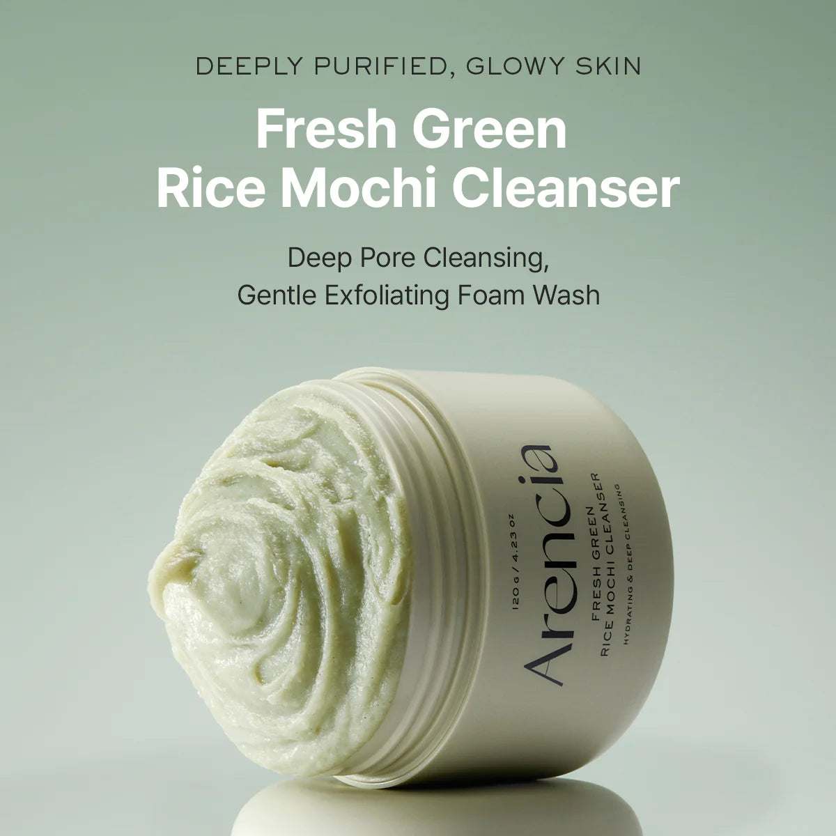 ARENCIA - Fresh Green Rice Mochi Cleanser [120g]