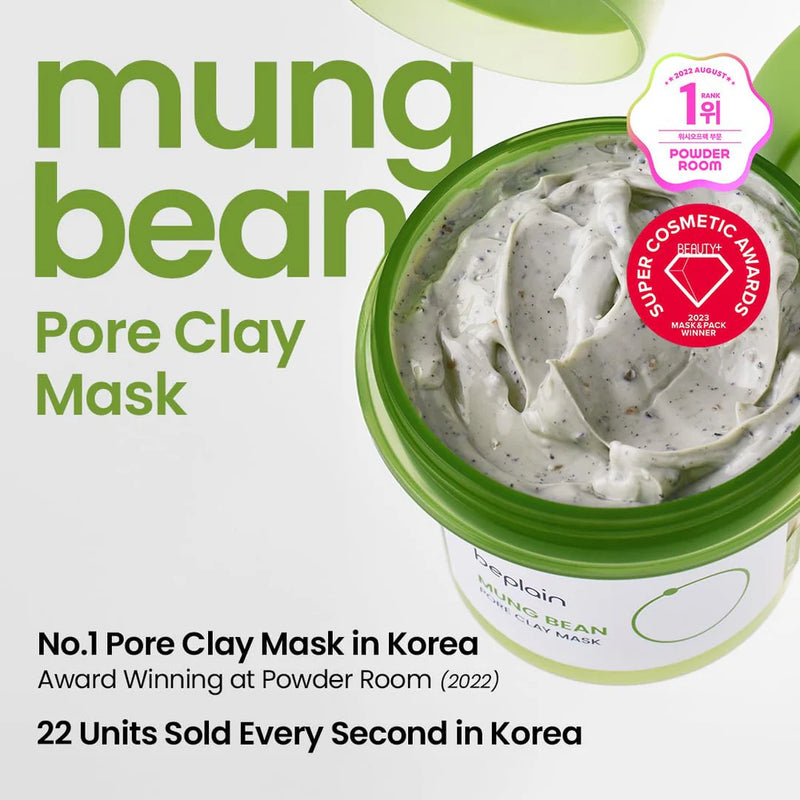 BEPLAIN - Mung Bean Pore Clay Mask [120ml]