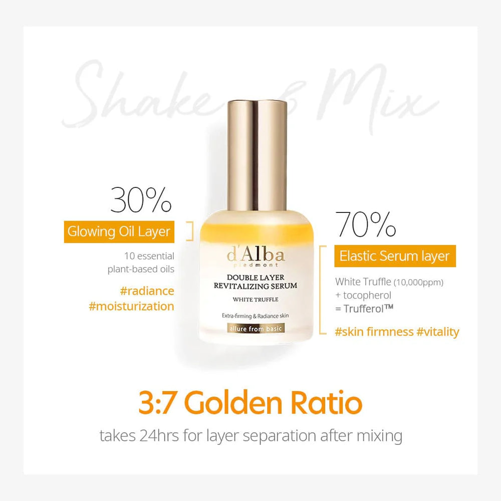 d'ALBA - White Truffle Double Layer Revitalizing Serum [30ml]