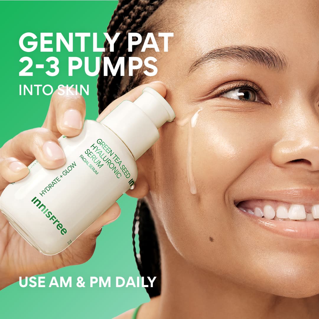 innisfree - Hyaluronsäure-Serum mit Grüntee-Samen 80 ml