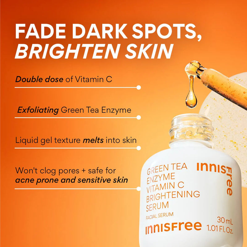 innisfree - Vitamin C Green Tea Enzyme Brightening Serum 30ml