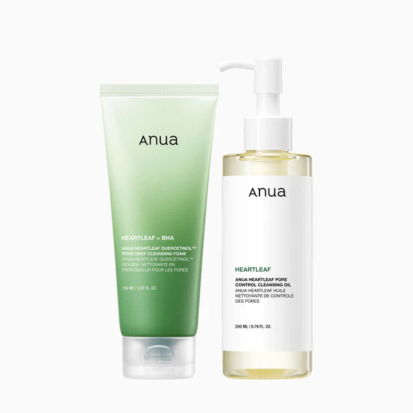 Set · Anua Heartleaf Double Cleansing