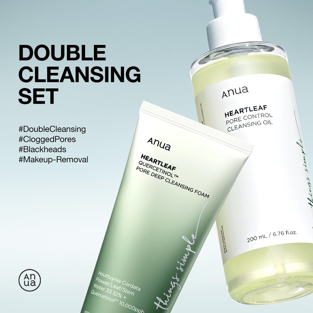 Set · Anua Heartleaf Double Cleansing