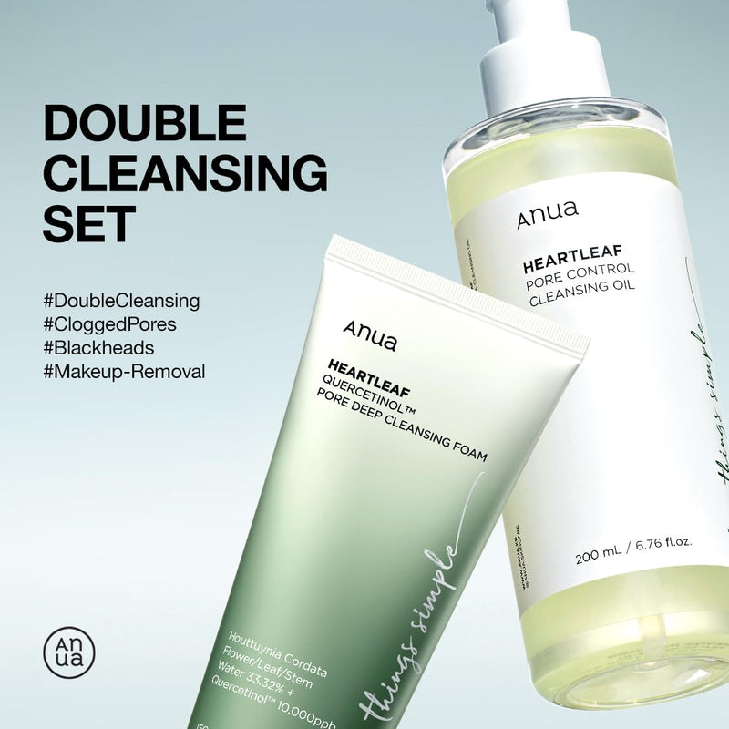 Set · Anua Heartleaf Double Cleansing