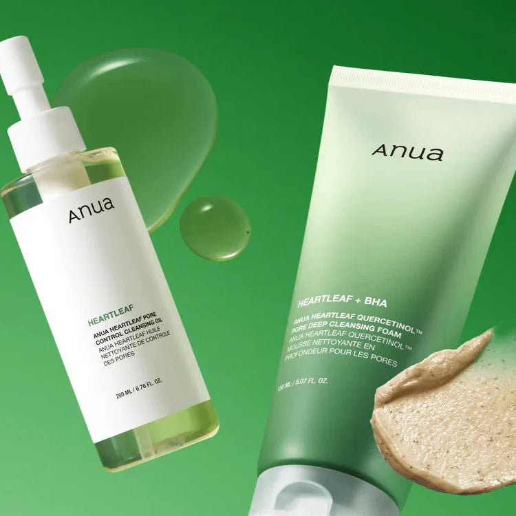 Set · Anua Heartleaf Double Cleansing